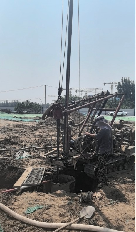 南京白下区工地打井